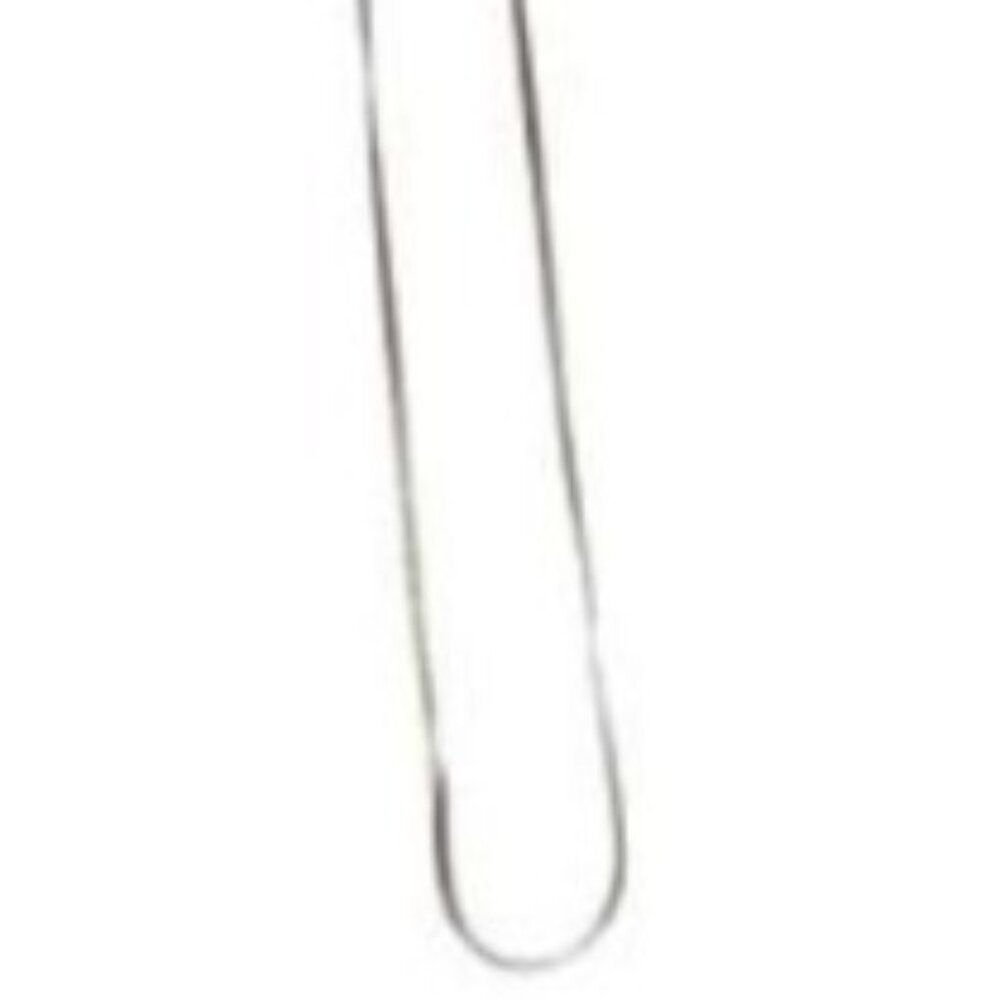 Elegant Silver Tone Fishtail Chain Necklace Classic Minimalist Fashion Jewelry